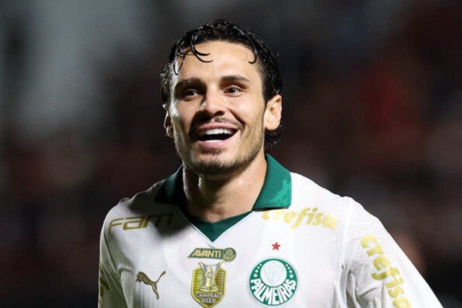 Raphael Veiga assume protagonismo no Verdão nesta reta final da temporada -  (crédito: Foto: Cesar Greco/Palmeiras)