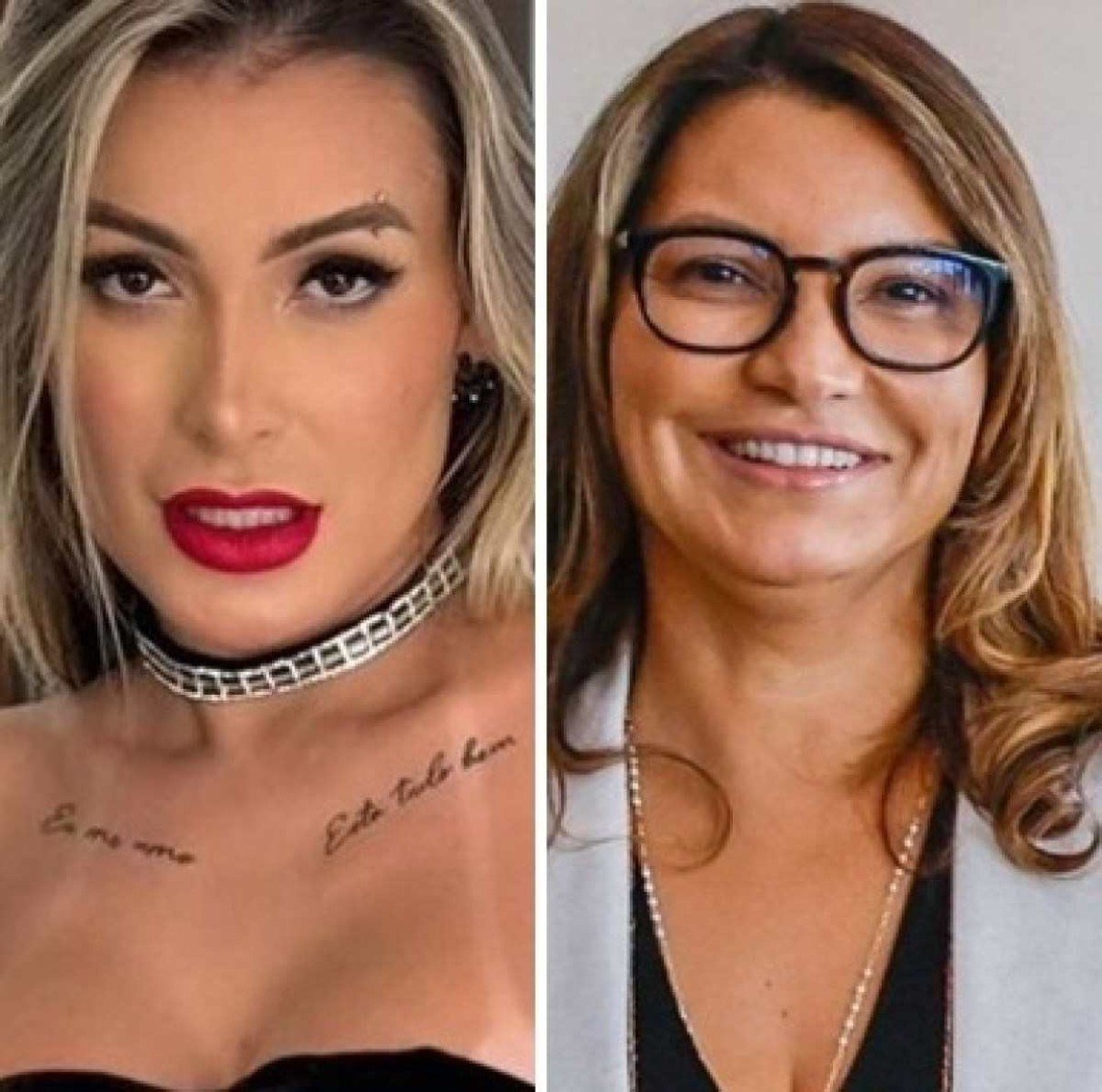 Andressa Urach sobre Janja: 'Muito bonita, até pegaria'