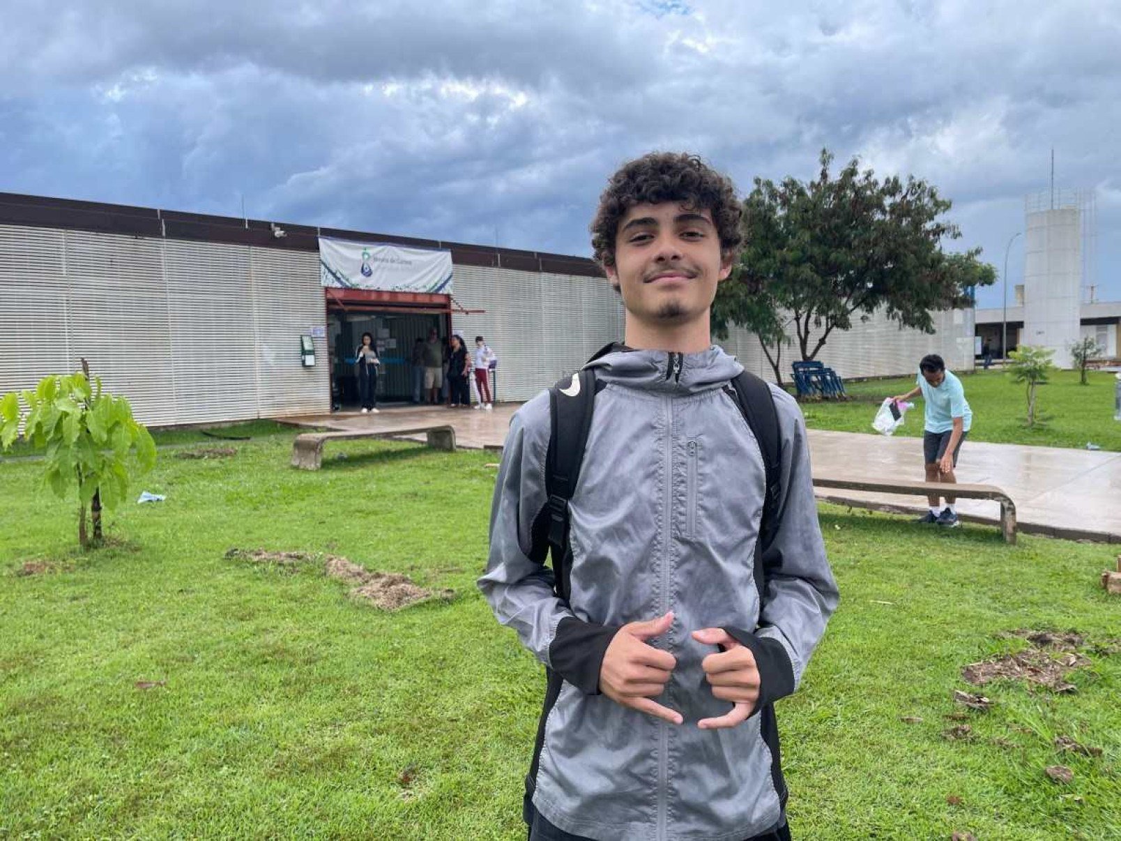 Kauê Andrade diz que está confiante  que vai passar em educação física