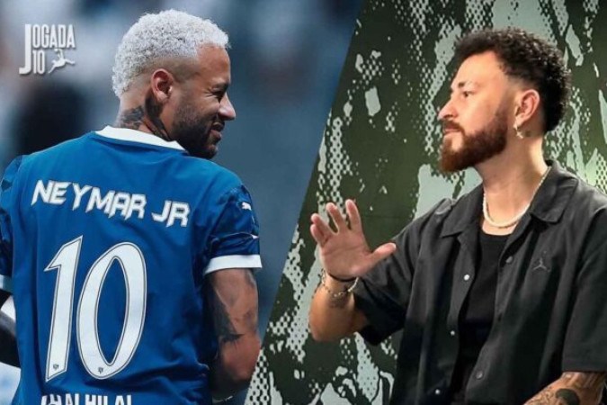 Neymar rebate fala de Fred Bruno nas redes sociais -  (crédito:  Marcelo Caitano)