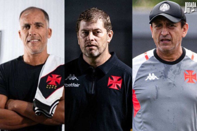 Técnicos do Vasco em 2024 - (crédito: Fotos :Leandro Amorim/Vasco) Técnicos do Vasco em 2024 - (crédito: Fotos :Leandro Amorim/Vasco)