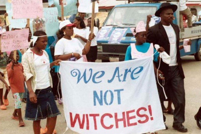 Igwe criou a organização Advocacy For Alleged Witches (Defesa de supostas bruxas). -  (crédito: Jonathan Griffin / BBC)