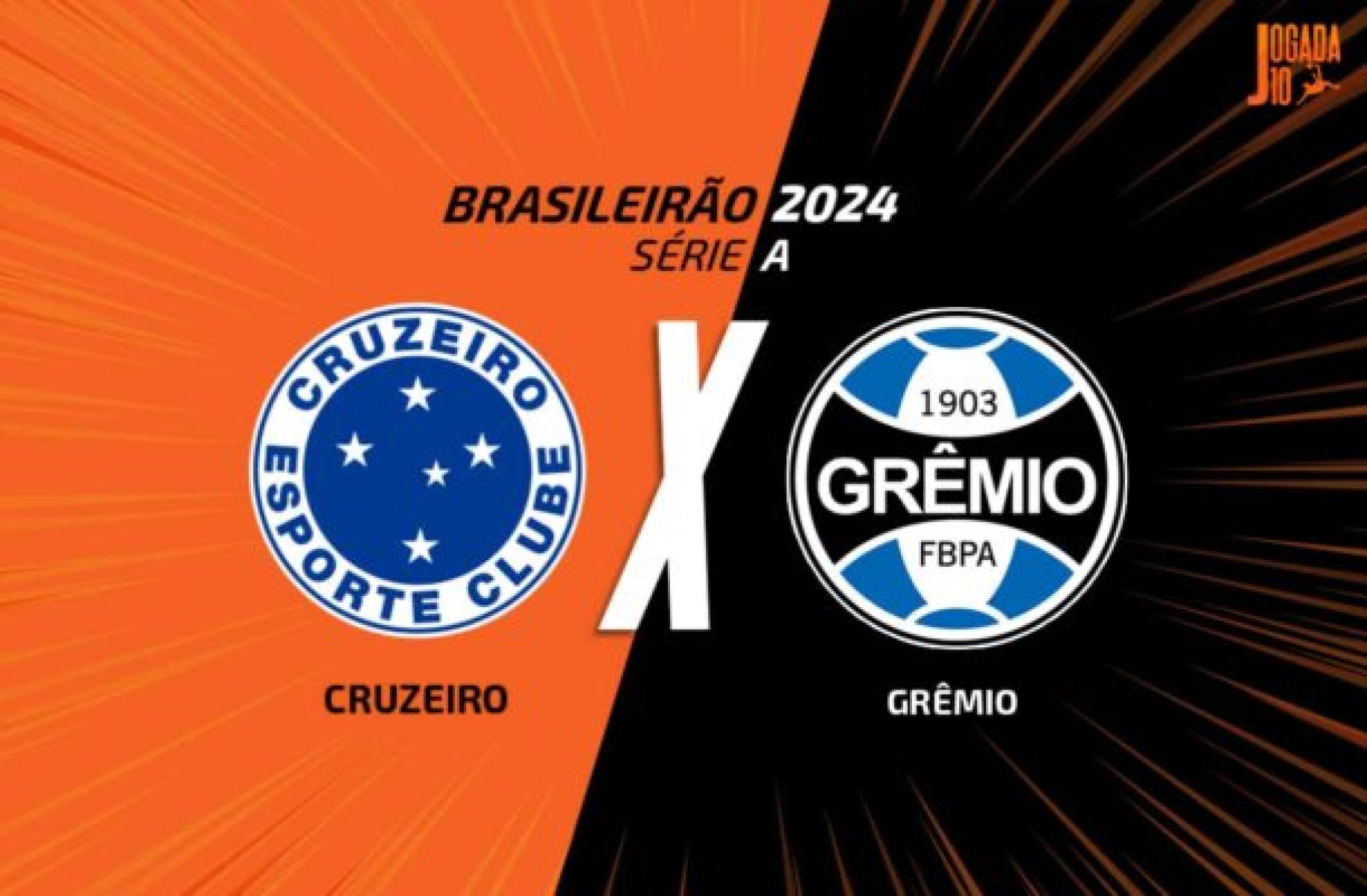 Cruzeiro e Grêmio medem forças, nesta quarta-feira, pela 35ª rodada do Campeonato Brasileiro -  (crédito: Foto: Arte / Jogada10)