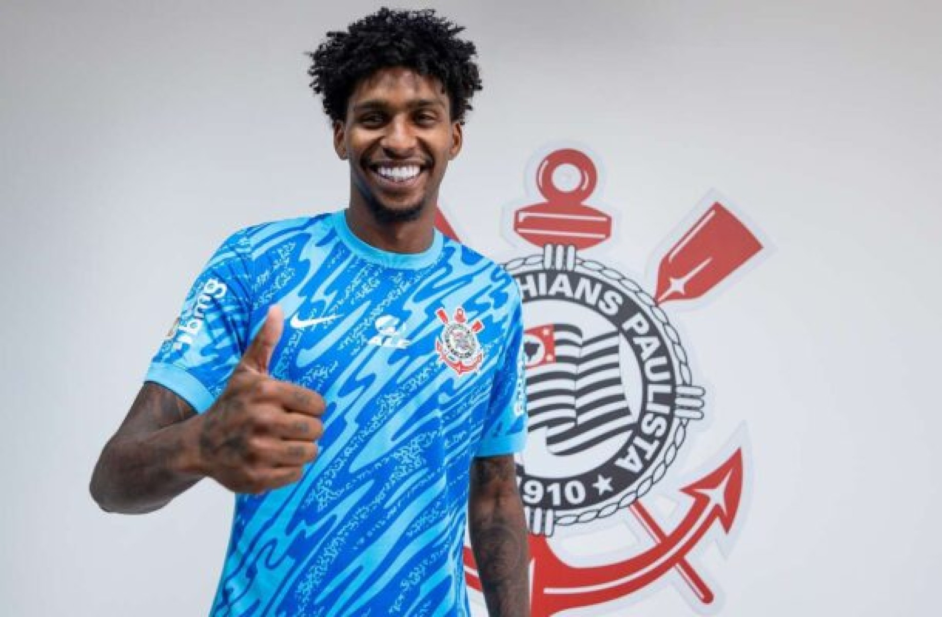 Hugo Souza mostra felicidade no Corinthians -  (crédito: Foto: Raphael Martinez/Agência Corinthians)