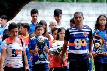 O pequeno Guilherme Pires dos Santos de 9 anos foi morto ao ser atingido por uma pedra de caminhão na DF-150, na Fercal -  (crédito: ED ALVES/CB/D.A.Press)