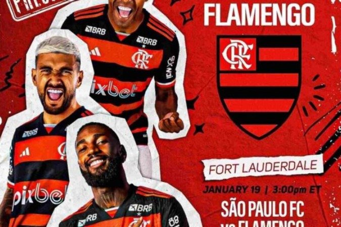 Flamengo retorna à FC Series em pré-temporada de 2025 - (crédito: Foto: Divulgação / FC Series) Flamengo retorna à FC Series em pré-temporada de 2025 - (crédito: Foto: Divulgação / FC Series)