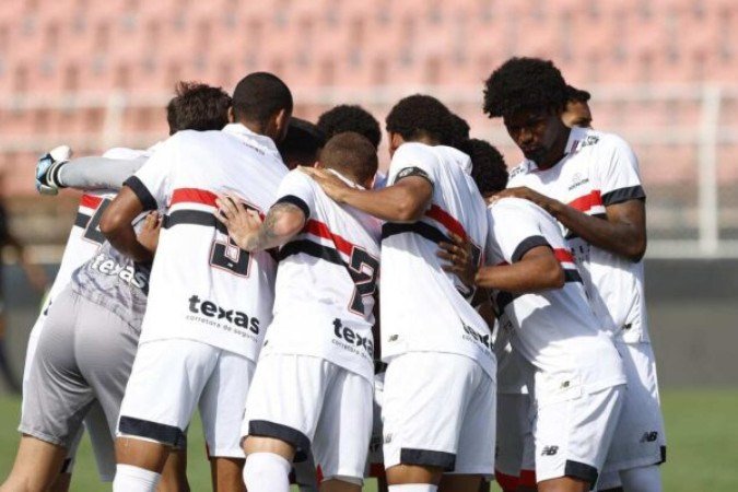 São Paulo empata com o Bahia e, graças ao resultado de ida, fará a final da Copa do BR Sub-20 contra o Palmeiras - (crédito: Foto: Rubens Chiri / São Paulo FC) São Paulo empata com o Bahia e, graças ao resultado de ida, fará a final da Copa do BR Sub-20 contra o Palmeiras - (crédito: Foto: Rubens Chiri / São Paulo FC)