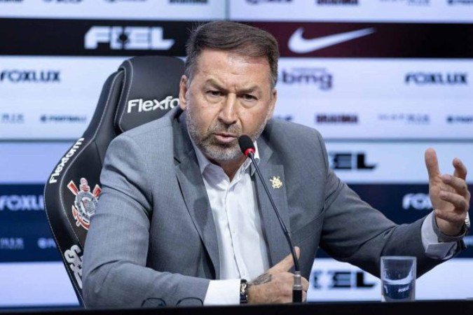 Augusto Melo, presidente do Corinthians - (crédito: Foto: Rodrigo Coca/Agência Corinthians) Augusto Melo, presidente do Corinthians - (crédito: Foto: Rodrigo Coca/Agência Corinthians)