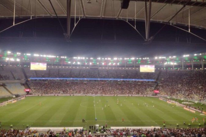 Torcida do Fluminense empurrou o time contra o Criciúma, porém a vitória não veio -  (crédito: Foto: Lucas Merçon/Fluminense)