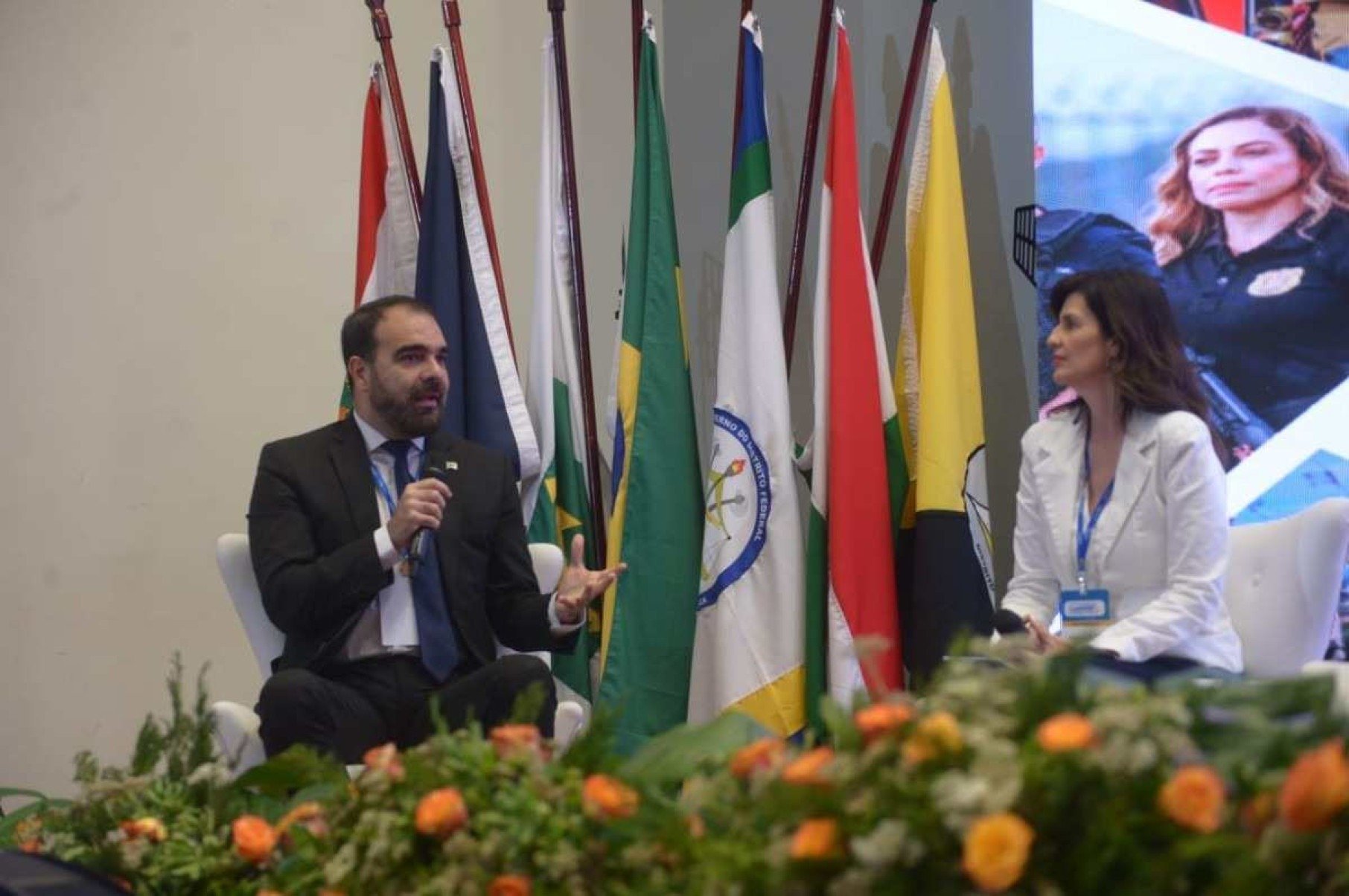 Samanta Sallum falou acerca da cobertura jornalística no âmbito da segurança pública