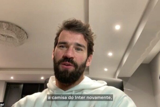 Alisson, goleiro do Liverpool e da Seleção Brasileira -  (crédito: Reproução/One Football)