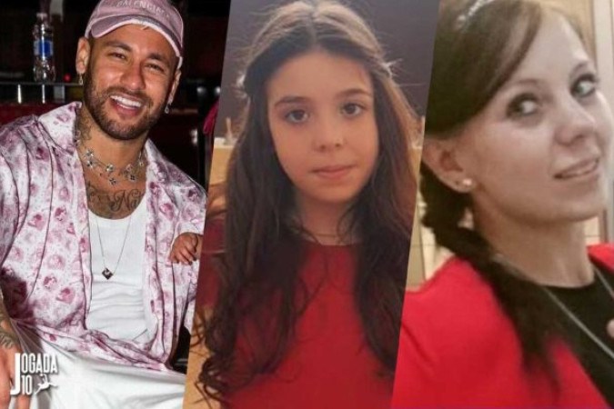 Suposta filha de Neymar, Jazmin Zoé, tenta aprender a jogar futebol  -  (crédito: Foto: Reprodução / Instagram)