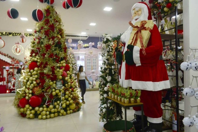  29/11/2024 Crédito: Marcelo Ferreira/CB/D.A Press. Brasil. Brasília - DF -  época de Natal aquece as vendas no comércio. -  (crédito:  Marcelo Ferreira/CB/D.A Press)