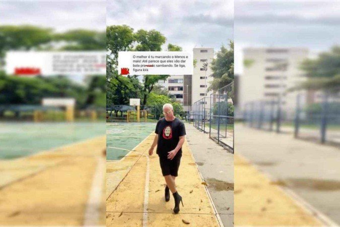 Diego Ponce de Leon republicou o vídeo em que dançava, exibindo o cometário homofóbico e demonstrações de apoios dos fãs e do grupo de pagode - (crédito: Redes sociais) Diego Ponce de Leon republicou o vídeo em que dançava, exibindo o cometário homofóbico e demonstrações de apoios dos fãs e do grupo de pagode - (crédito: Redes sociais)