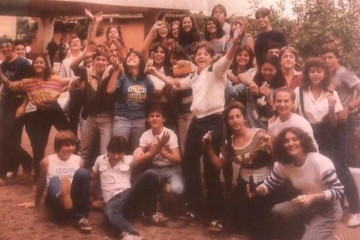 Turma do Maristão em 1984, ano em que se formaram -  (crédito: Arquivo pessoal)