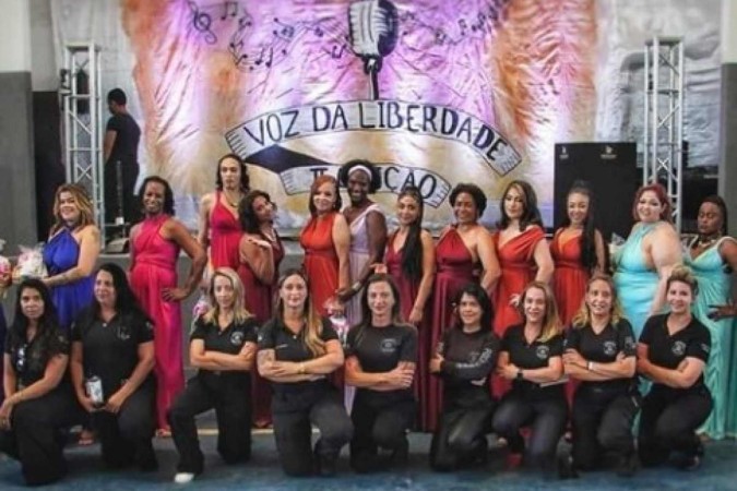 Ex-deputada federal Flordelis foi uma das 17 finalistas do concurso musical 'Voz da Liberdade', na prisão, mas não ganhou  -  (crédito: Reprodução/Instagram)