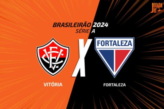 Vitória x Fortaleza entram em campo neste domingo (1) - (crédito: Foto: Arte Jogada10) Vitória x Fortaleza entram em campo neste domingo (1) - (crédito: Foto: Arte Jogada10)