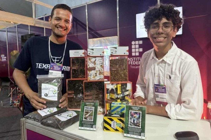 Tabaco Verde e Cortina de Fumaça: em parceria com a Receita Federal, transformam cigarros ilegais em adubo e equipamentos  -  (crédito: Marina Rodrigues)