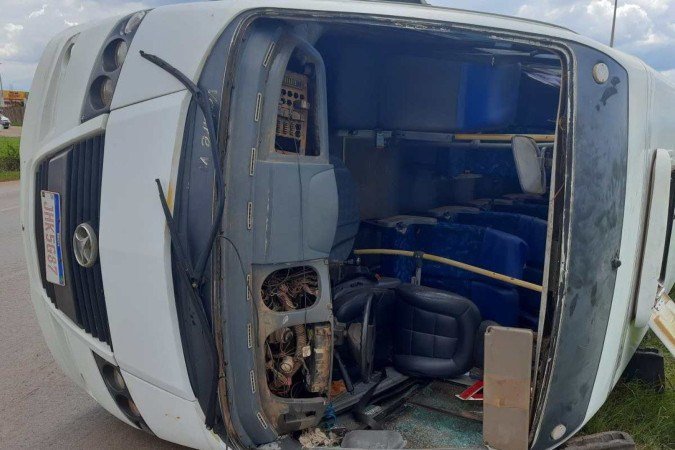  01/12/2024 Crédito: Carlos Silva/CB/D.A Press. Brasil. Brasília - DF -  Acidente na BR-070 deixa oito feridos.