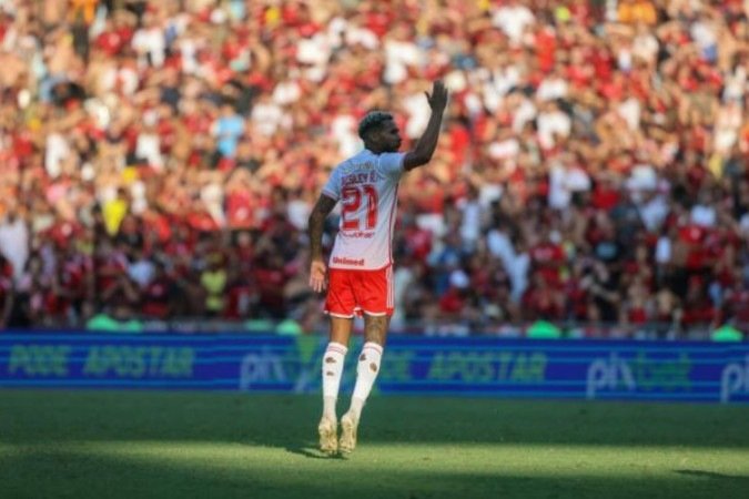 Wesley marcou pela quarta partida consecutiva pelo Inter na Série A -  (crédito: Foto: Ricardo Duarte / Internacional)