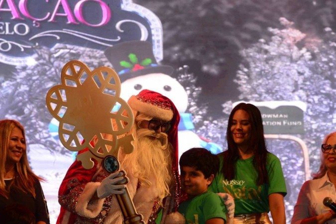  01/12/2024 Crédito: Marcelo Ferreira/CB/D.A Press. Brasil. Brasília - DF -  Inauguração da luzes de natal em Brasília. Nosso Natal.