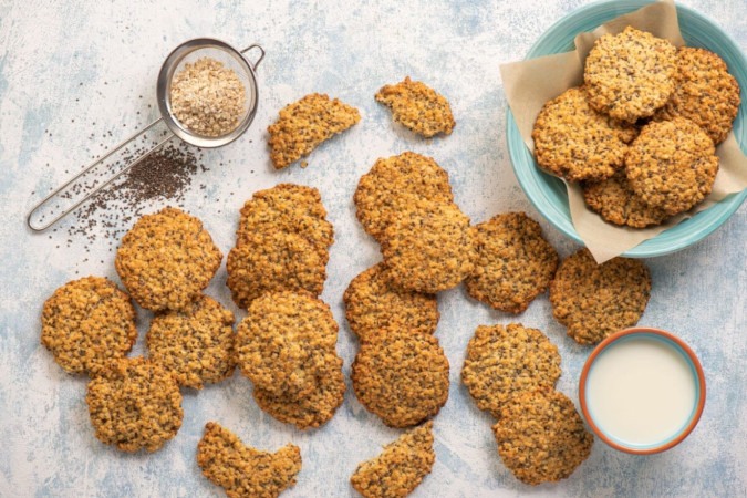 Biscoito de chia (Imagem: Cesarz | Shutterstock) -  (crédito: Edicase)