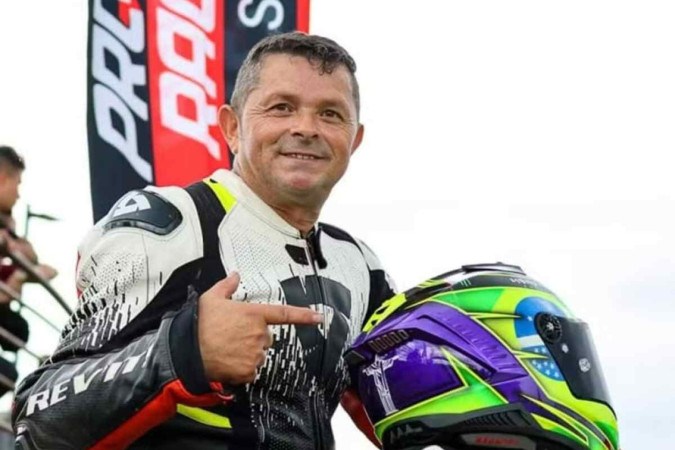 João Eloi, piloto de 55 anos morto em acidente durante corrida do SuperBike Brasil -  (crédito: Reprodução/Twitter)