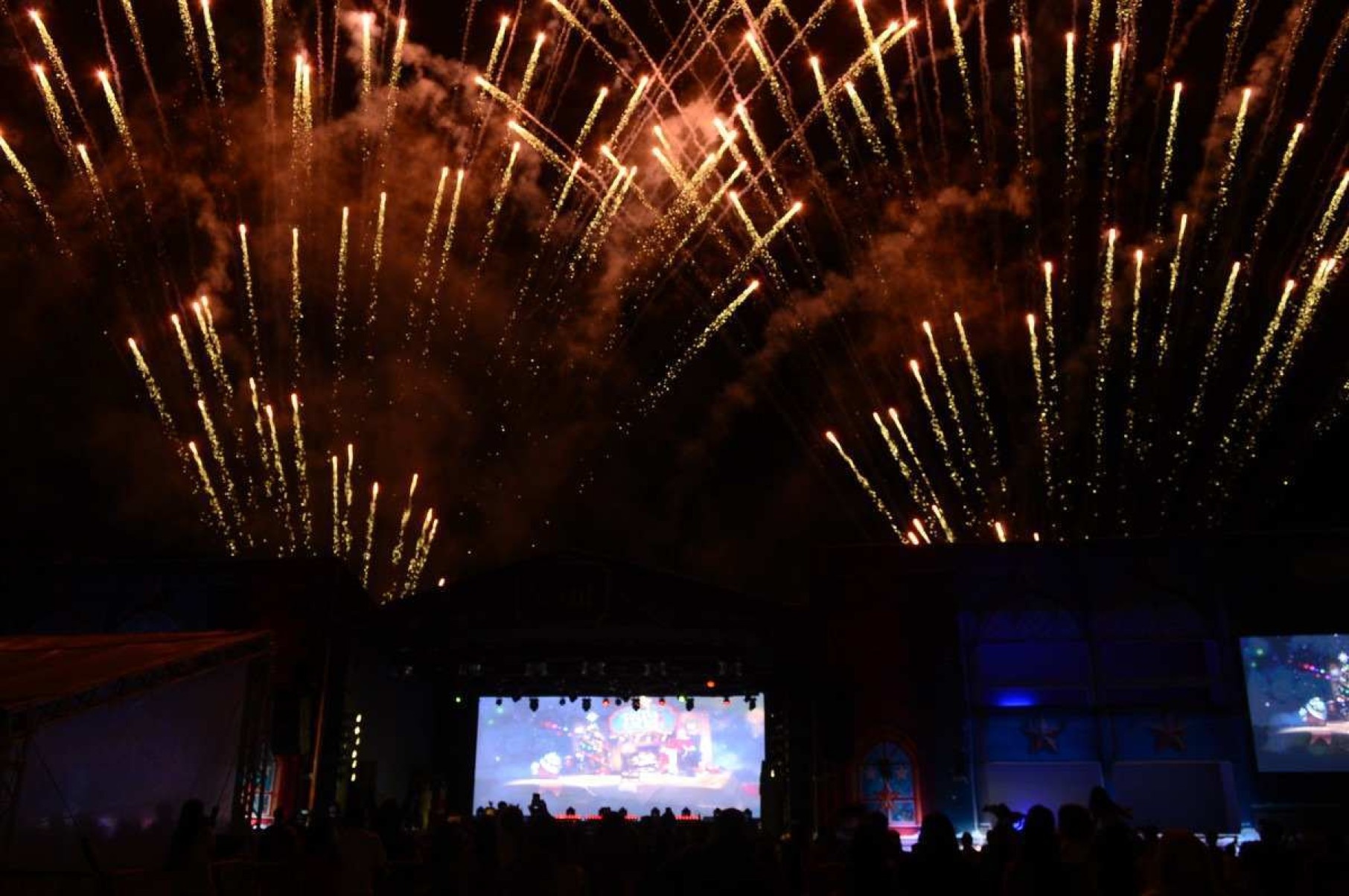 Inauguração da luzes de natal em Brasília. Nosso Natal.