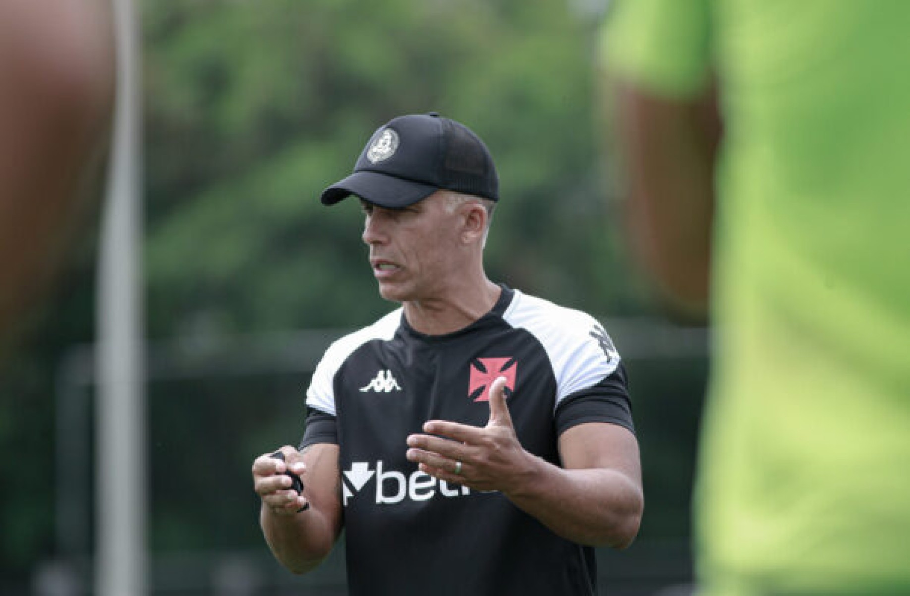 Felipe, ídolo e técnico interino do Vasco -  (crédito: Foto: Matheus Lima / Vasco)