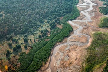 A Bacia Amazônica foi duramente atingida, entre 2023 e 2024, e está entre os eventos extremos que provocam preocupações   -  (crédito: Portal do Governo  )