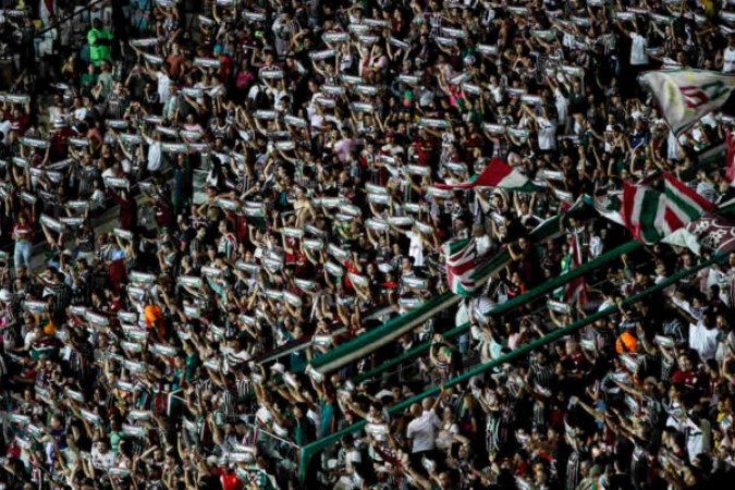 Torcida do Fluminense promete casa cheia no último jogo do Fluminense no Rio de Janeiro em 2024 -  (crédito: Foto: Marina Garcia/Fluminense)