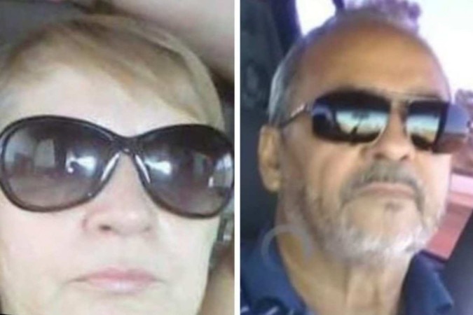 Carmelita Ricardo Silva e o marido, Divino Gomes, foram agredidos por um morador da mesma rua onde eles moravam, em Samambaia -  (crédito: Reprodução/redes sociais)