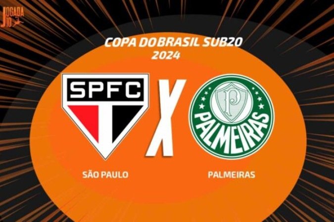 São Paulo e Palmeiras decidem a final da Copa do Brasil Sub-20 - (crédito: Foto: Arte/Jogada10) São Paulo e Palmeiras decidem a final da Copa do Brasil Sub-20 - (crédito: Foto: Arte/Jogada10)
