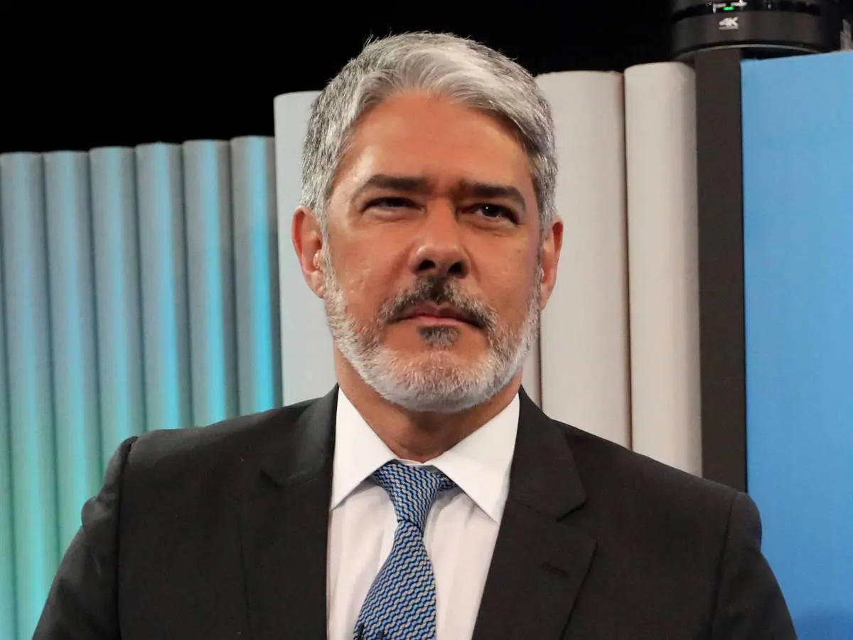 William Bonner é um dos principais nomes do jornalismo brasileiro -  (crédito: João Miguel Júnior/Globo)