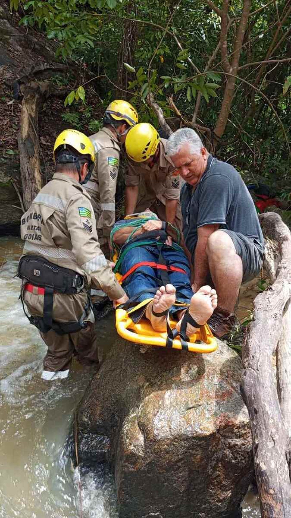 Resgate ocorreu na manhã de domingo (1º)