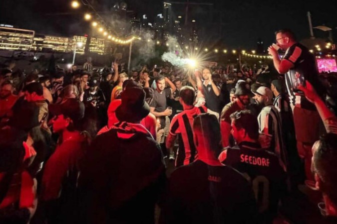 Bar removeu a postagem após reclamações dos torcedores -  (crédito: Foto: Reprodução/Instagram)