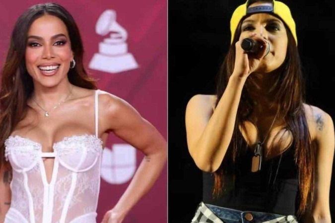 Anitta removeu sua tatuagem, uma clave de sol, no ombro  -  (crédito:  Reprodução/Brazil News/AgNews)