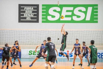 O time masculino do Brasília Vôlei estreia na Superliga B com status de atual campeão candango em 2024: equipe foi semifinalista do torneio nacional na temporada passada -  (crédito: Rogério Guerreiro/Brasília Vôlei)