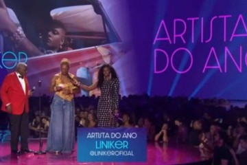 Liniker foi escolhida a artista do ano e conquistou outros dois prêmios  -  (crédito: Reprodução Multishow)