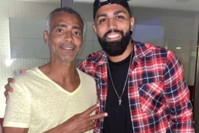 Romário e Gabigol estão na história do Flamengo  -  (crédito:  Leonardo Ferreira - Retratos da Vida - EXTRA)