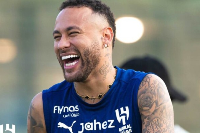 Neymar faz coro a Dagoberto em comentários ao voto de Ubiratan no comparativo de jogadores do Cruzeiro -  (crédito: Foto: Divulgação/Al-Hilal)