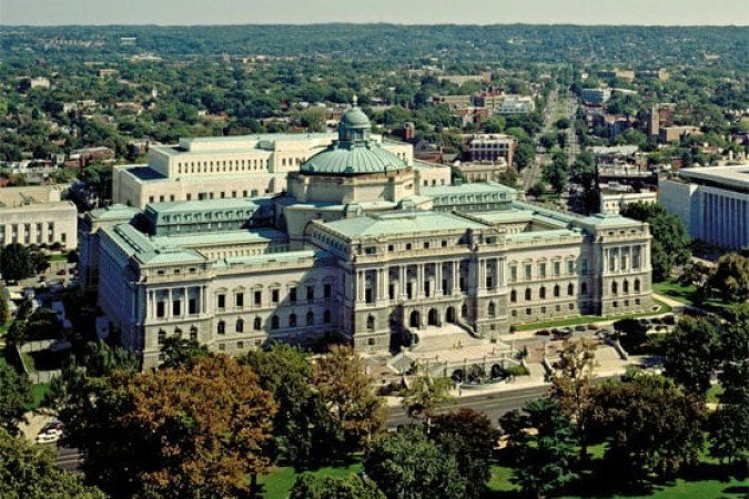 Biblioteca do Congresso Americano - Washington (EUA) - Inaugurada em 1800. - (crédito: Reprodução do site britannica.com) Biblioteca do Congresso Americano - Washington (EUA) - Inaugurada em 1800. - (crédito: Reprodução do site britannica.com)