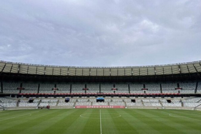 Partida entre Cruzeiro e Palmeiras, no Mineirão, será de portões fechados -  (crédito: Foto: Divulgação / Mineirão)