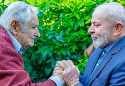 Em nota oficial, Lula exaltou o legado político e social do ex-presidente uruguaio -  (crédito:  Ricardo Stuckert / PR)