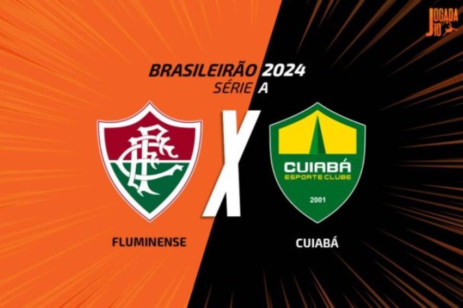 Flçuminense pode acabar com o risco de rebaixamento se bater o Cuiabá, no Maracanã -  (crédito: Foto: Arte Jogada10)