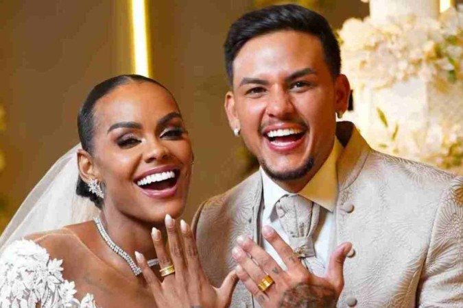 Lais Oliveira e Edurardo Veloso