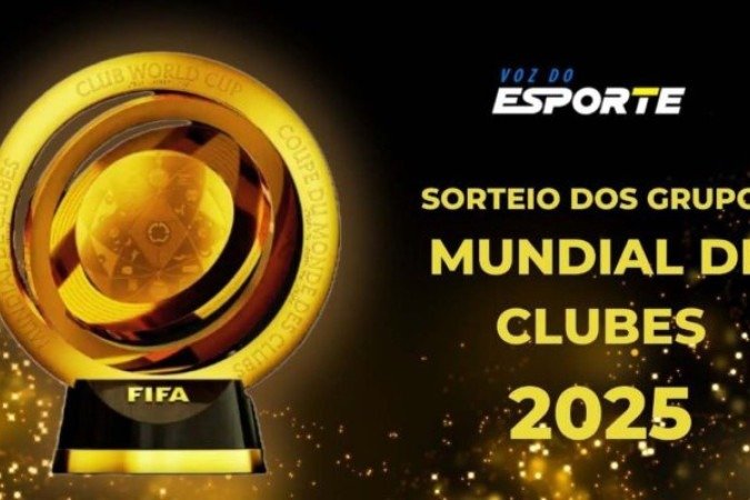 Nao deixe de conferir o sorteio do Mundial de Clubes com Voz do Esporte -  (crédito:  Foto: Arte Voz do Esporte)