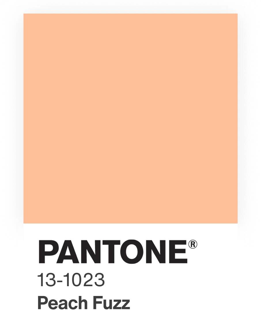 Peach Fuzz, cor 2024 pela Pantone