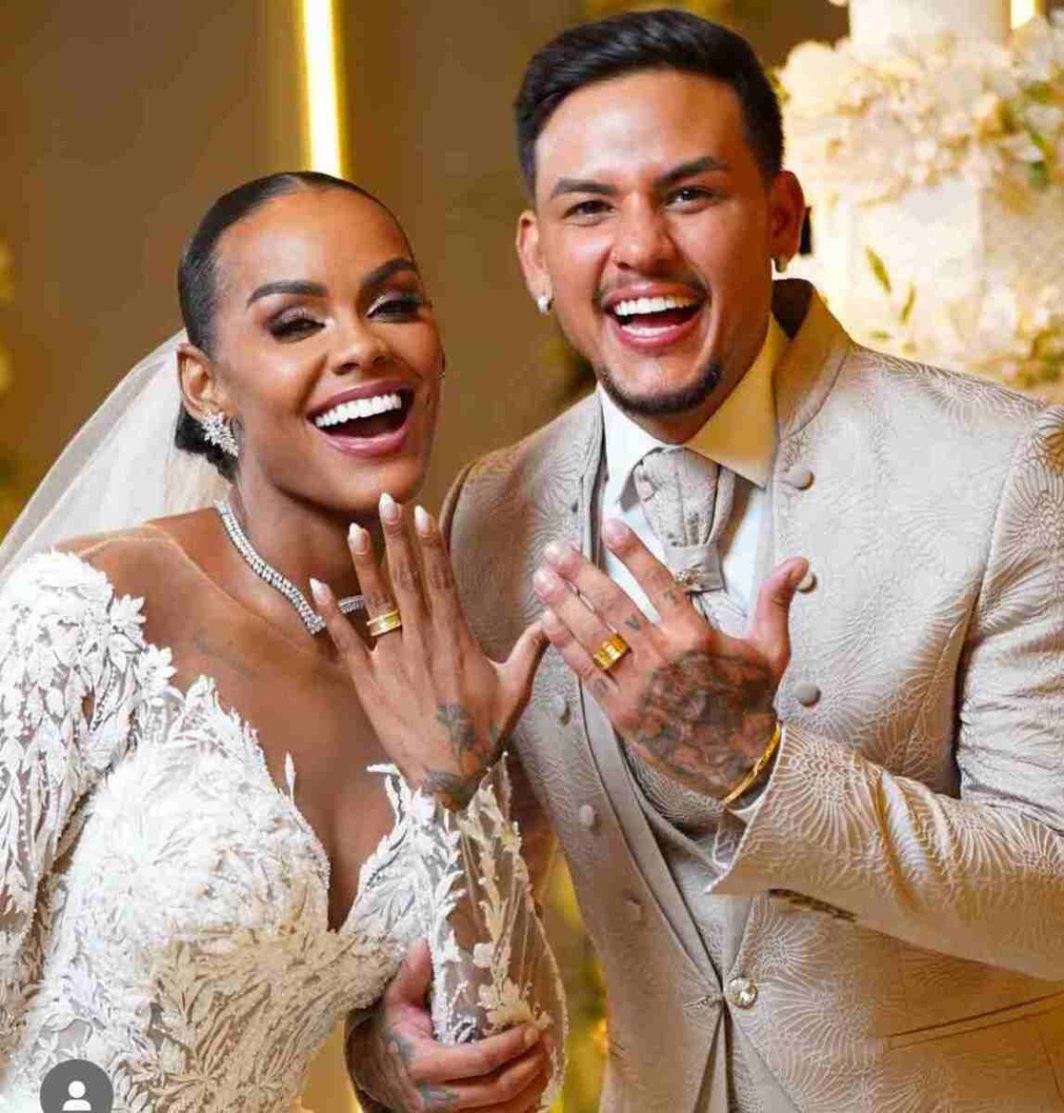 Lais Oliveira e Edurardo Veloso