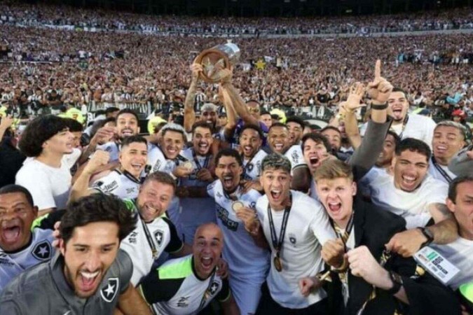 Botafogo conquistou a Libertadores em novembro deste ano -  (crédito: Foto: Vitor Silva/BFR)